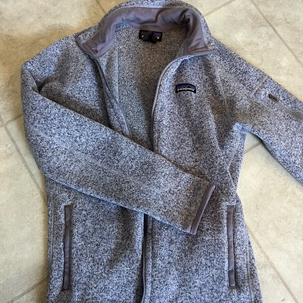 Patagonia Better Sweater Full-Zip Sweatshirt size small purple